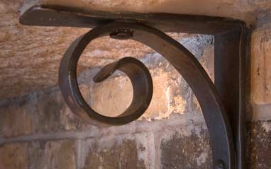 Forged Iron Shelf Bracket - e metalworks, Southeastern WI